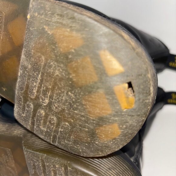 Dr Martens British UNION JACK Boots Vintage Doc UK 4 - US 6 Punk Distressed - Picture 15 of 15